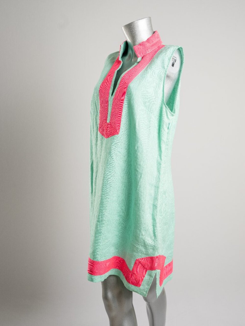 STS Short Sleeved Tunic Dress in Beachglass
